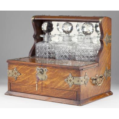 english-oak-tantalus-liquor-cabinet