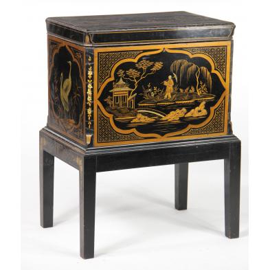 chinoiserie-bottle-case-on-stand
