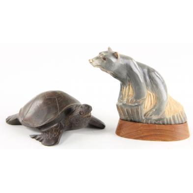 two-animal-carvings