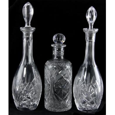 three-crystal-decanters