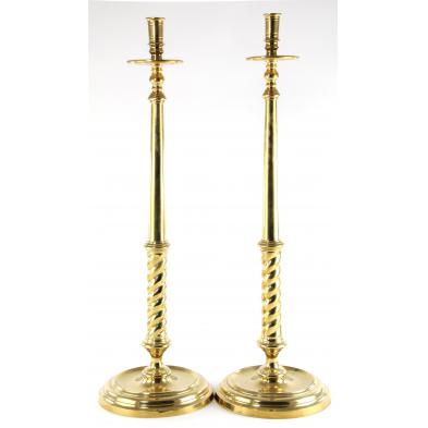 pair-of-monumental-brass-candlesticks