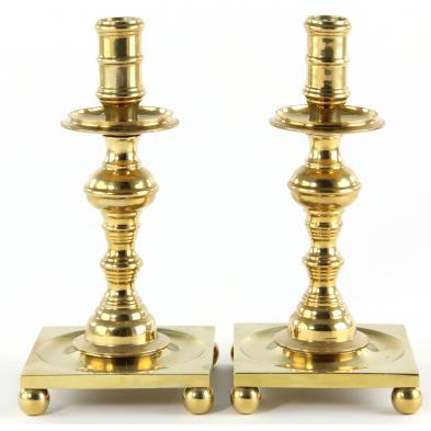 pair-of-contemporary-brass-candlesticks