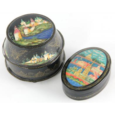 two-russian-lacquered-boxes