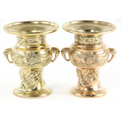 pair-of-asian-brass-censers
