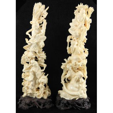 pair-of-chinese-ivory-carvings