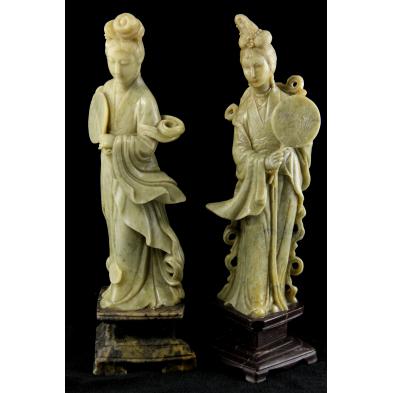 two-asian-hardstone-guanyins