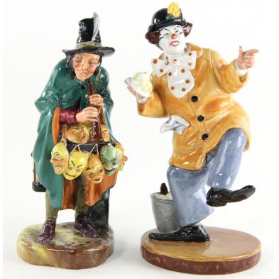 two-royal-doulton-figures