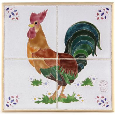 ceramic-rooster-tile-picture