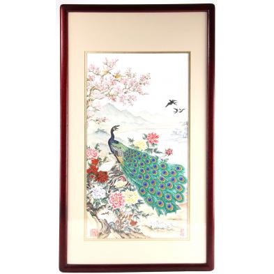 chinese-peacock-print