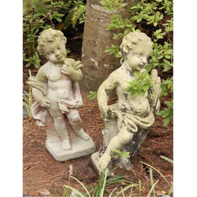 pair-of-cast-stone-putti