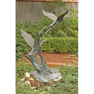 custom-ducks-in-flight-sculpture