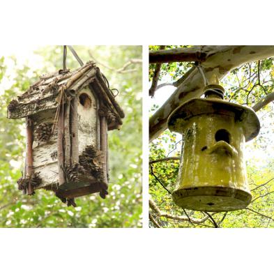 two-birdhouses