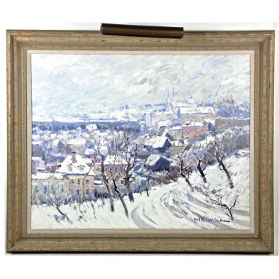 omar-malva-syrian-b-1951-winter-landscape