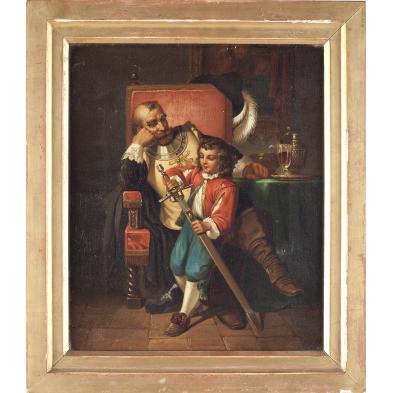continental-school-genre-painting-19th-century