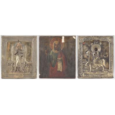 group-of-three-russian-icons