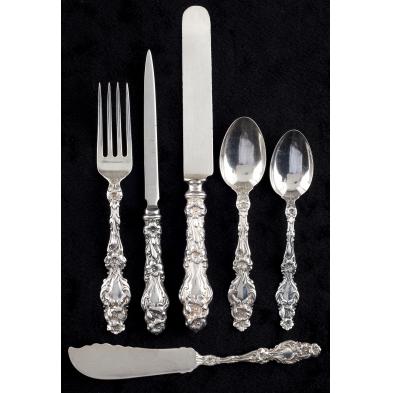 whiting-lily-sterling-silver-flatware-service