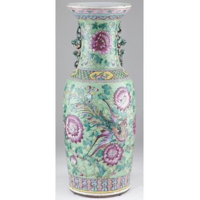 chinese-famille-verte-porcelain-floor-vase