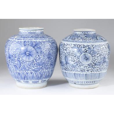 two-similar-chinese-blue-and-white-jars