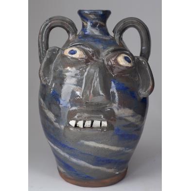 burlon-craig-face-jug-nc-pottery