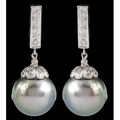 pair-of-large-tahitian-pearl-and-diamond-earrings