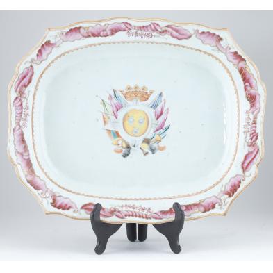 chinese-export-porcelain-armorial-platter