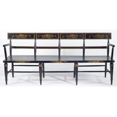 american-painted-and-stenciled-long-bench