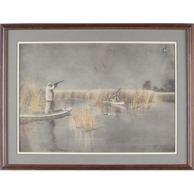 edward-vincent-brewer-mn-1883-1971-duck-hunt