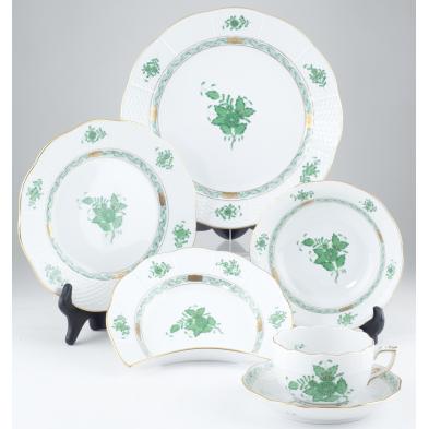 herend-chinese-bouquet-green-set