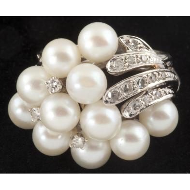 retro-cultured-pearl-and-diamond-ring