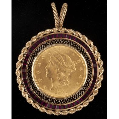 american-gold-coin-pendant
