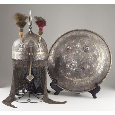 indo-persian-kulah-khud-helmet-with-shield