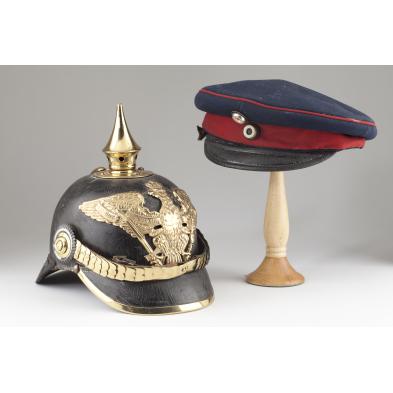 imperial-german-pickelhaube-and-visor-cap