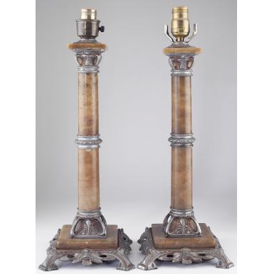 pair-art-nouveau-table-lamps