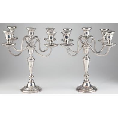 pair-of-sterling-silver-five-light-candelabra
