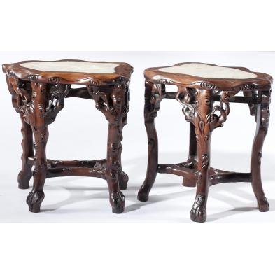 pair-of-asian-carved-side-tables