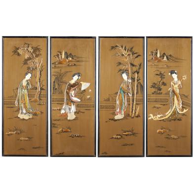 set-of-four-decorative-asian-wall-panels
