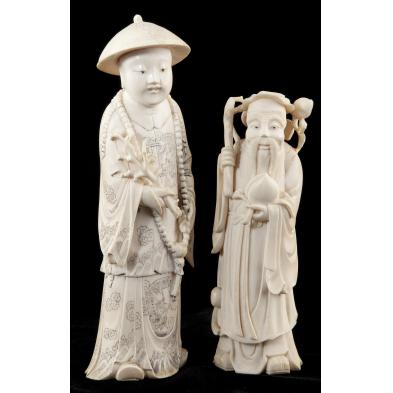 two-antique-chinese-ivory-figures