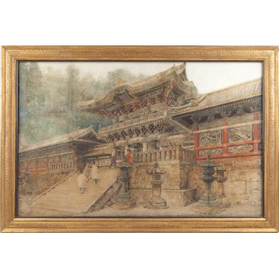 bunsai-loki-japanese-1863-1906-rinno-ji-temple