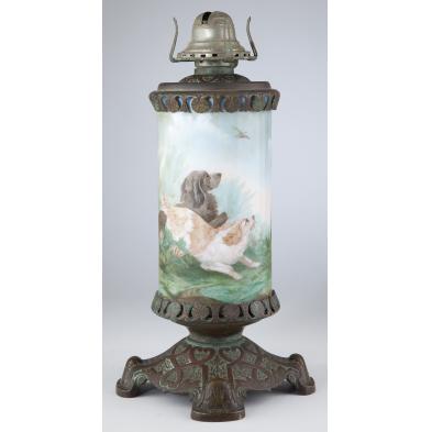19th-century-baccarat-porcelain-cylinder-lamp