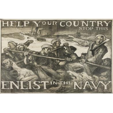 sir-frank-brangwyn-wwi-navy-recruiting-poster