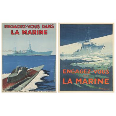 two-pre-wwii-french-naval-recruiting-posters