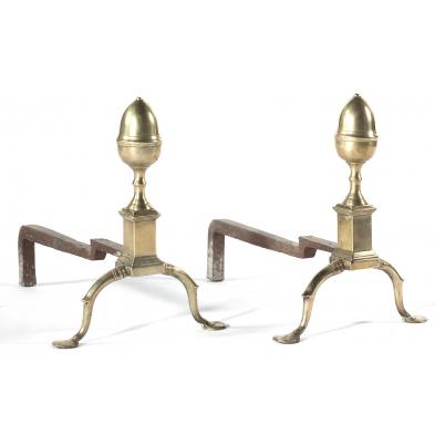 federal-period-brass-andirons