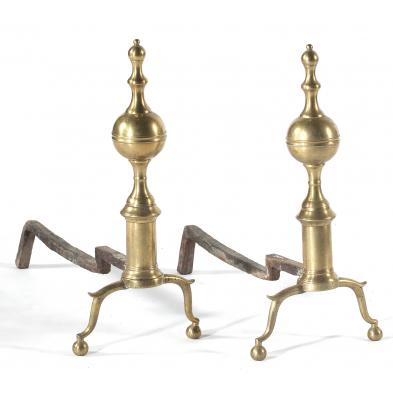 federal-period-brass-andirons