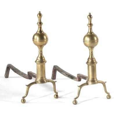 federal-period-brass-andirons