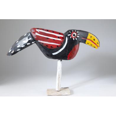 folk-art-carved-polychrome-bird