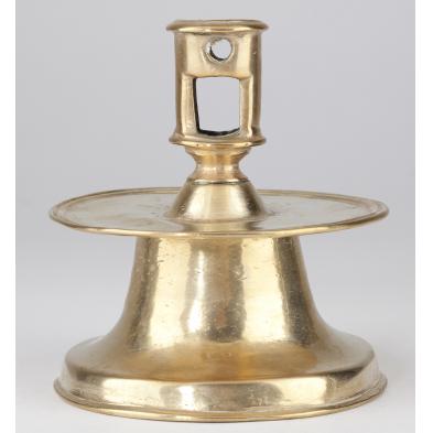 early-spanish-capstan-brass-candlestick