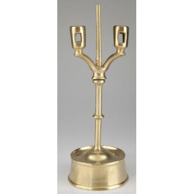continental-two-light-brass-candelabrum