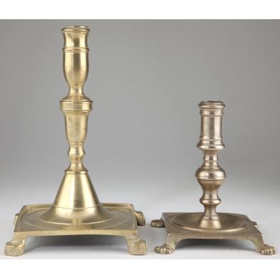 two-spanish-brass-candlesticks