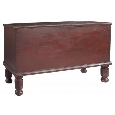 north-carolina-red-painted-blanket-chest