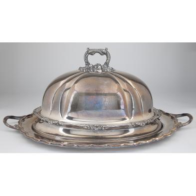english-silverplate-roast-cover-19th-century